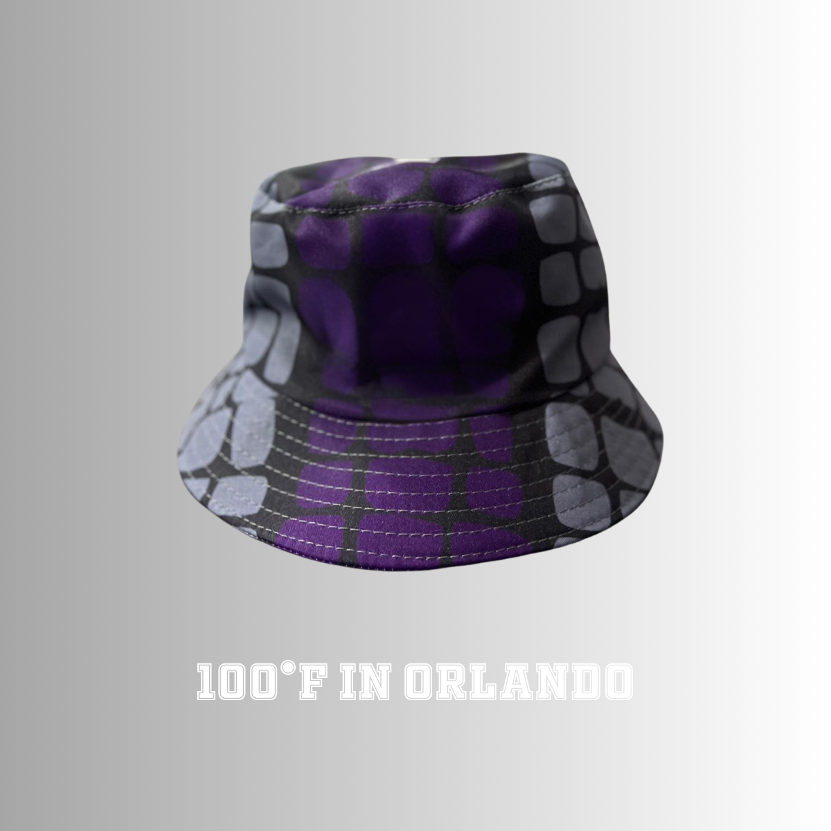 TH Éire Grey and Purple Bucket Hat