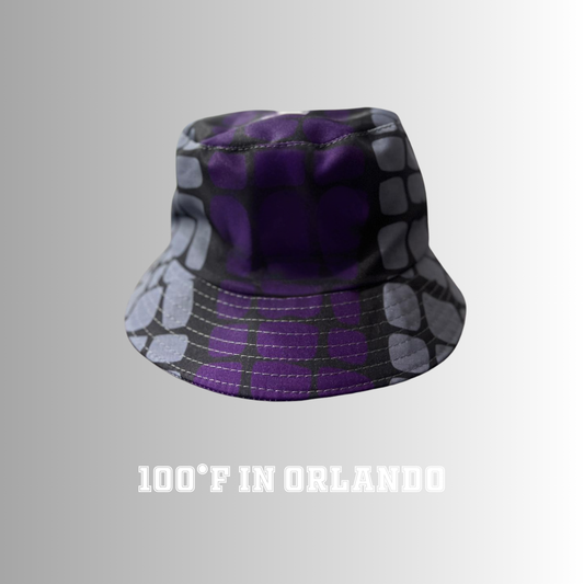TH Éire Grey and Purple Bucket Hat