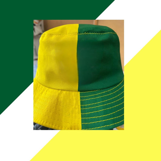 TH Newton Green and Yellow Bucket Hat